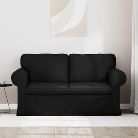 vidaXL Καναπές Μαύρο 155 x 82 x 80 εκ ύφασμα