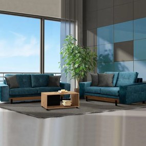 Σετ Σαλόνι Murcia Fylliana Navy Blue - Σκούρο Γκρί