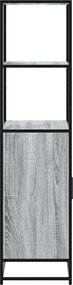 vidaXL Highboard Grey Sonoma Κατασκευασμένο ξύλο και μέταλλο
