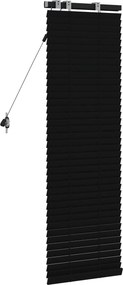 vidaXL Βενετσιάνικη Σκίαση Μαύρο 45 x 130 εκ 35 mm