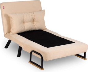 Πολυθρόνα Κρεβάτι - Sando Single - Χρώμα Cream - 175x60x60εκ