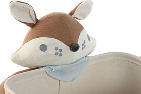 Σετ Καλαθιών Home ESPRIT Μπλε Καφέ 43 x 33 x 32,5 cm 2 Τεμάχια