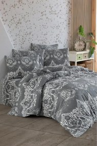 Stewehome Σετ παπλωματοθήκης μονόκλινο Γκρι 160x200 cm