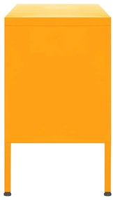 vidaXL Έπιπλο Τηλεόρασης Μουσταρδί 105x35x50 εκ. από Ατσάλι