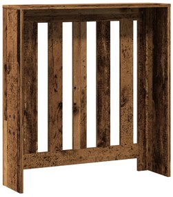 vidaXL Κάλυμμα Καλοριφέρ Όψη Παλαιού Ξύλου 78x20x82 εκ. Επεξ. Ξύλο