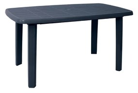 Τραπέζι SORRENTO Ανθρακί PP 140x80cm