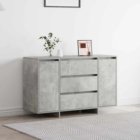 vidaXL Μπουφές Σκυρόδεμα Γκρι 120x41x75 εκ Κατασκευασμένο Ξύλο