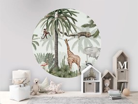 Tropical Jive Ταπετσαρια Τοιχου Πρασινο Στρογγυλη 80cm