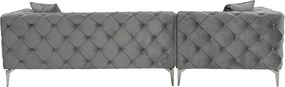 Corner Sofa Como Eco Left - Anthracite Anthracite
