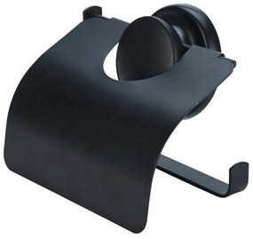 Χαρτοθήκη Με Βεντούζα 02-23737 16x3,5x13,5cm Black Estia Μέταλλο