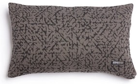 Μαξιλαροθήκη Διακοσμητική Athos Classic Choco-Black Aslanis Home 30X50 Cotton,Chenille