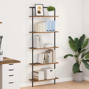 vidaXL Ράφι Βιβλίων 5 επιπέδων 60 x 24 x 168 εκ. Επεξεργασμένο ξύλο