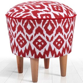 Σκαμπό Cor 209FLF1259 42x42cm Red-White