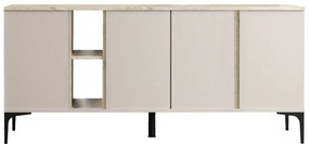 Μπουφές Vetine pakoworld σε λευκή απόχρωση 180x45x80εκ (1 τεμάχια)