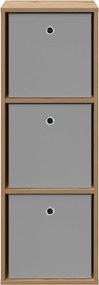 vidaXL Πλαϊνό γραφείο Artisan Oak 35 x 32 x 99,5 εκ