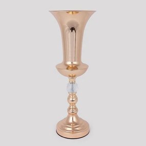 Βάζο Μεταλλικό 752-22057 48cm Rose Gold Estheti Home Metal