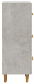 vidaXL Ντουλάπι Γκρι Σκυροδέματος 34,5x34x90 εκ. Επεξεργασμένο Ξύλο