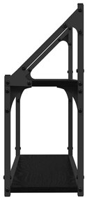 vidaXL Ράφι Τοίχου Μαύρη δρυς 60 x 21 x 51 cm Επεξεργασμένο ξύλο