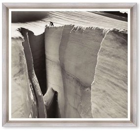 Κάδρο Pioneer Mountaineering FA13469 70x70cm Black-White MindTheGap Square Wood, Glass