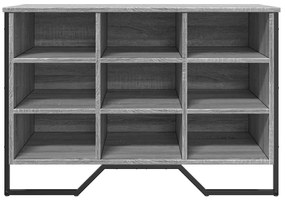 vidaXL Παπουτσοθήκη Γκρι Sonoma 90x38x61,5 εκ. από Επεξεργασμένο Ξύλο