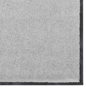 vidaXL Πατάκι Πόρτας Ορθογώνιο Γκρι 120x250 εκ.