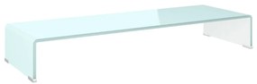 vidaXL Βάση Τηλεόρασης/Οθόνης Πράσινη 90 x 30 x 13 εκ. Γυάλινη