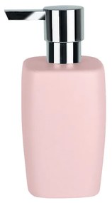 Dispenser/ Αντλία Υγρού Σαπουνιού Κεραμική Retro Pastel Pink 7x15,5 - Spirella