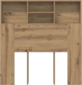 vidaXL Κρεβάτι με Κεφαλάρι Artisan Oak Επεξεργασμένο ξύλο
