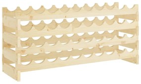 vidaXL Ραφιέρα Κρασιών 101 x 29 x 46 εκ. από Μασίφ Ξύλο Πεύκου