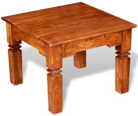 vidaXL Τραπεζάκι Σαλονιού 60x60x45 εκ. από Μασίφ Ξύλο