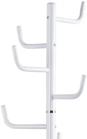 Καλόγερος ρούχων Lorenda μέταλλο λευκό Φ37x175εκ 37x37x175 εκ.