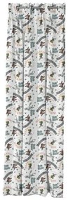 Beauty Home Κουρτίνα με 8 μεταλλικούς κρίκους Art 6189 Looney Tunes 180x250 Εμπριμέ