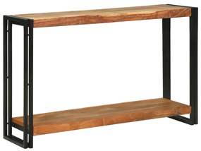 vidaXL Τραπέζι κονσόλας Καφέ 120 x 33 x 75 εκ Μασίφ ξύλο ακακίας