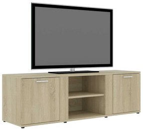 vidaXL Έπιπλο Τηλεόρασης Sonoma Δρυς 120 x 34 x 37 εκ. από Επεξ. Ξύλο