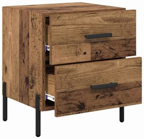 vidaXL Κομοδίνο Παλαιό ξύλο 40 x 35 x 47.5 εκ Επεξεργασμένο ξύλο