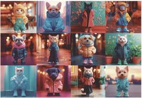 Παζλ Educa 20219 Fashion Animals