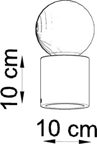 Sollux Λαμπτήρας γραφείου Salgado 1,ξύλο,1xE27/60w