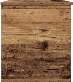 vidaXL Κουτί αποθήκευσης Παλαιό ξύλο 60 x 42 x 46 cm