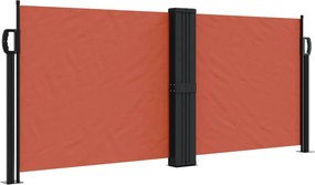 vidaXL Σκίαστρο Πλαϊνό Συρόμενο Τερακότα 100 x 600 εκ.