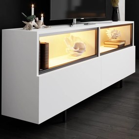 Έπιπλο Τηλεόρασης Λευκό CUZEDE 180x32x67