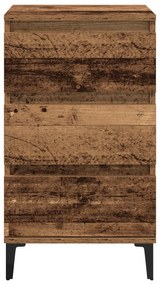 vidaXL Κομοδίνο Παλιού Ξύλου 40x35x70 cm Κατασκευασμένο Ξύλο
