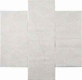 Χαλιά Κρεβατοκάμαρας (Σετ 3τμχ) Polcarpet Petra Stone 965 Ivory