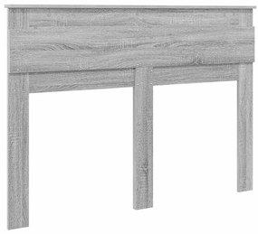 vidaXL Κεφαλάρι Γκρίζο Σονομα 140 cm Επεξεργασμένο ξύλο