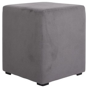 Σκαμπό Boxy Fylliana Τετράγωνο Γκρί 35x35x41εκ. 35x35x41 εκ.