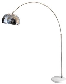 Φωτιστικό Δαπέδου Aca Matilda MF7026R1W Chrome/Marble