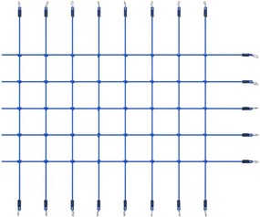 vidaXL Δίχτυ Αναρρίχησης Μπλε 200 x 150 εκ.