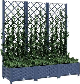 vidaXL Κήπος Μπλε Γκρι 120 x 40 x 121,5 cm