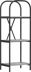 vidaXL Ράφι Βιβλίων 3 επιπέδων 40 x 30 x 109 εκ Επεξεργασμένο ξύλο