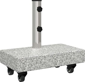 vidaXL Βάση ομπρέλας Γκρι 45 x 25 x 45 εκ. Γρανίτης