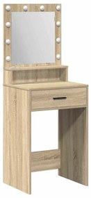 vidaXL Κομοδίνο Sonoma Δρυς 50 x 41 x 135 εκ Επεξεργασμένο ξύλο